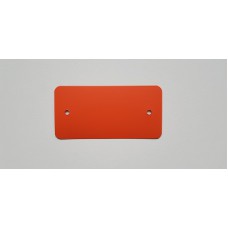 PVC-labels 54x108mm oranje 2 gaten 1000st Td35987114
